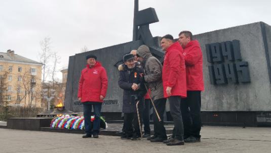 Копия Знамени Победы в Северодвинске
