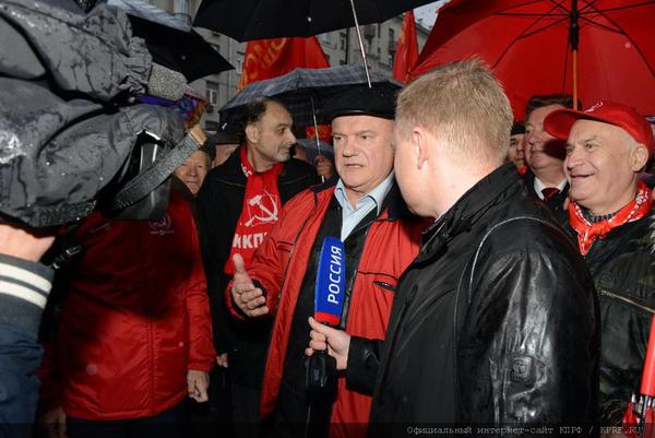 Г.А. Зюганов на митинге в Москве: «Курс Октября будет продолжен!»